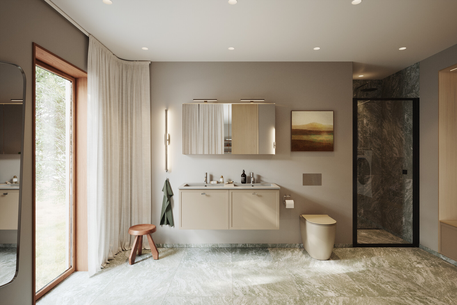 Customer bathroom before product preview